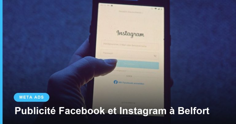 Main tenant un smartphone affichant l’écran de connexion Instagram