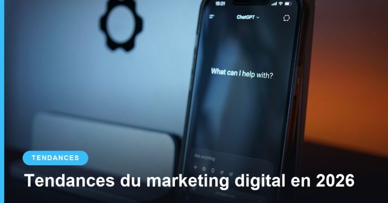 Smartphone affichant l'interface d'un assistant d'intelligence artificielle